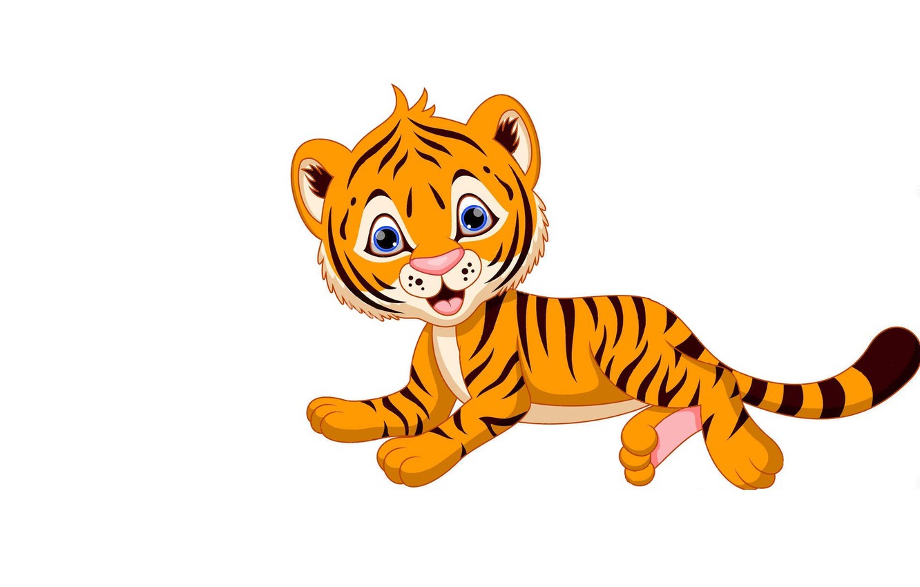 fon art detskaya tigrusha tigr